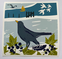 Load image into Gallery viewer, SEA, BOATS AND BIRDS ORIGINAL LIMITED EDITION ART PRINT FOR YOUR HOME