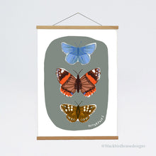 Load image into Gallery viewer, BUTTERFLY A3 Nature Art Print, Nature, Insects, Wall Art, Natural World, Art Print, Nature Poster
