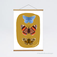Load image into Gallery viewer, BUTTERFLY A3 Nature Art Print, Nature, Insects, Wall Art, Natural World, Art Print, Nature Poster