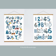 Load image into Gallery viewer, NEW Bird Number Print