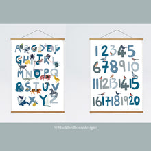 Load image into Gallery viewer, NEW Bird Number Print