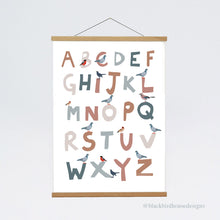 Load image into Gallery viewer, NEW Bird Alphabet Print