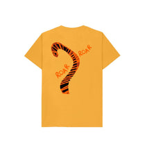 Load image into Gallery viewer, Mustard TIGER KIDS T -WITH TAIL!
