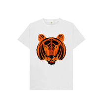 Load image into Gallery viewer, White TIGER KIDS T -WITH TAIL!
