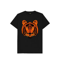 Load image into Gallery viewer, Black TIGER KIDS T -WITH TAIL!
