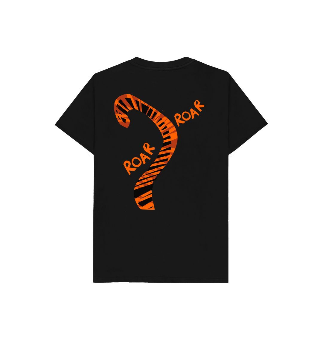 Black TIGER KIDS T -WITH TAIL!