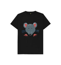 Load image into Gallery viewer, Black MOUSE KIDS T -WITH TAIL!
