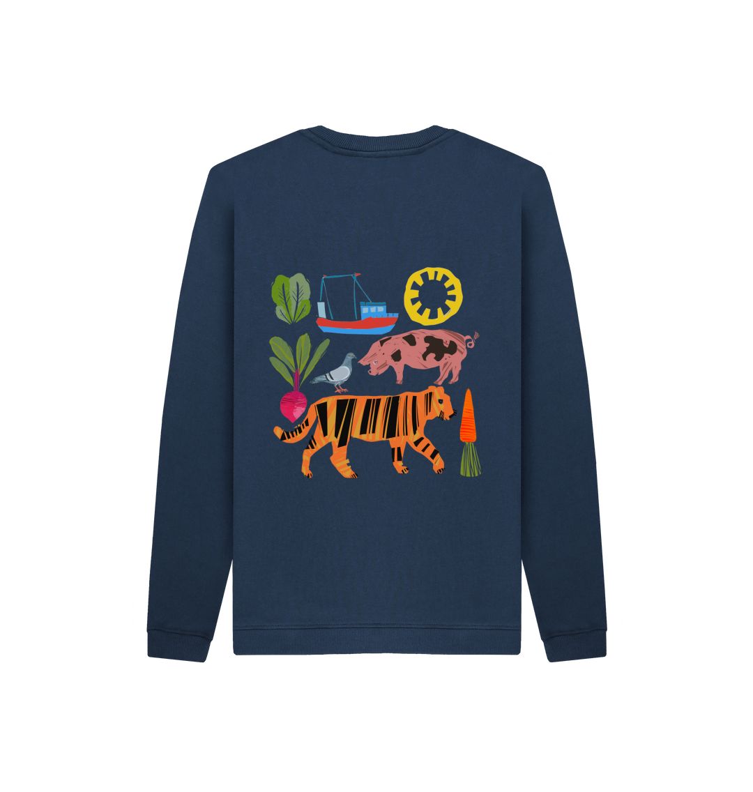 Navy Blue ALL SORTS KIDS SWEATER